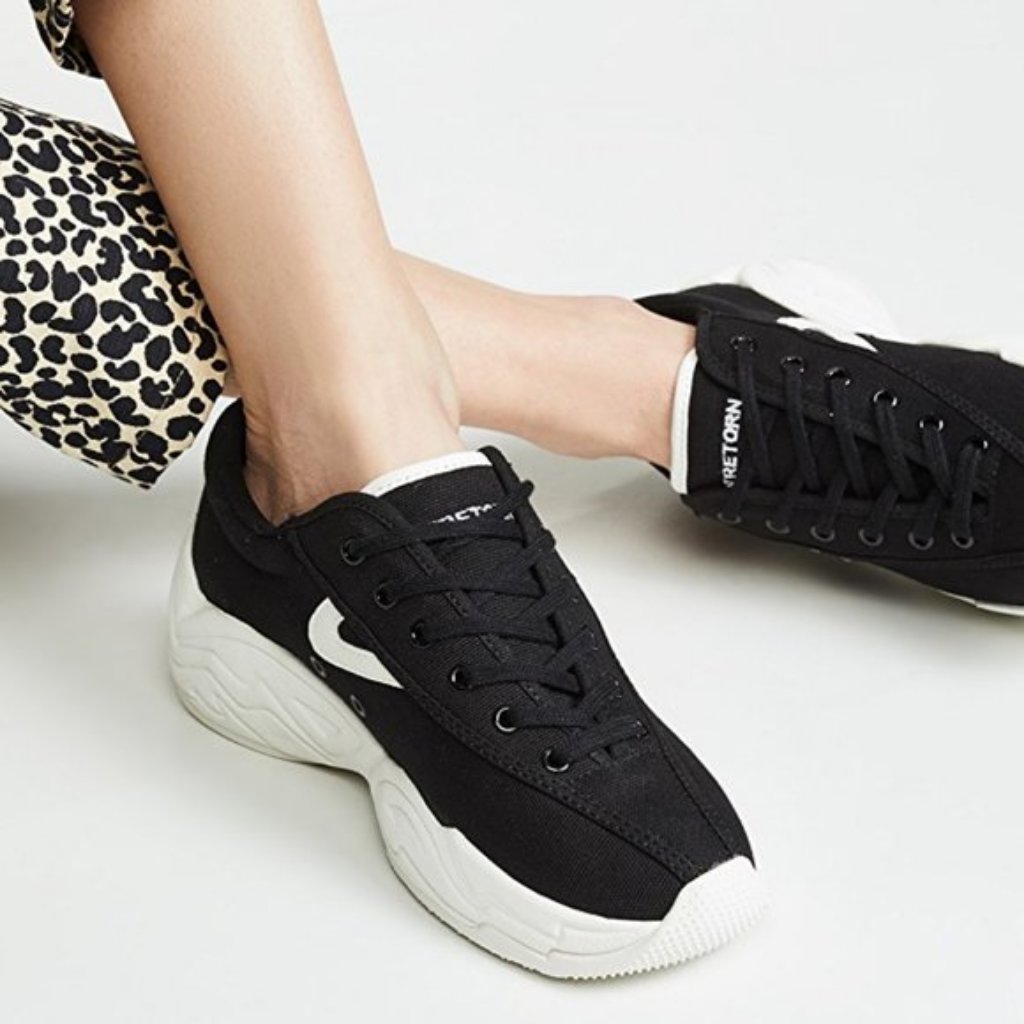 Tretorn Canvas Platform Sneakers
